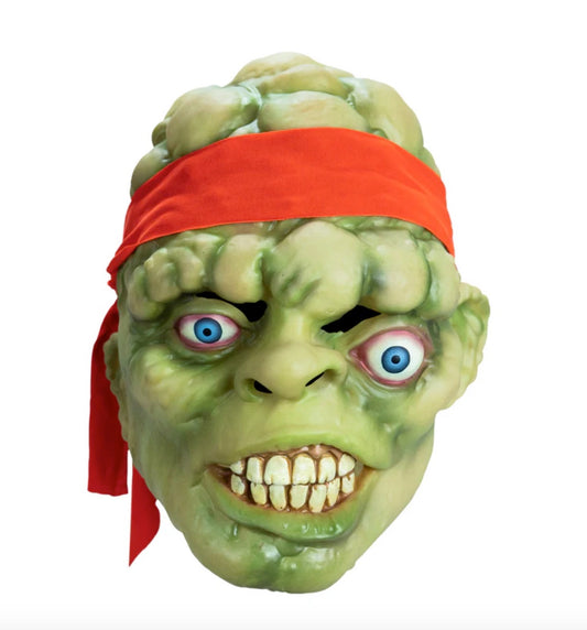 Toxic Crusaders Toxie Glow in the Dark Vinyl Mask front view