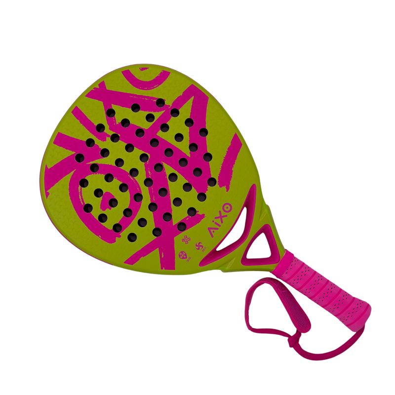 Aixo Neotag Padel Racket - 18k Carbon RL-B13, showing reverse