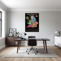 England Football Stadium Scratch-Off Map 25/26 collectible from Football Stadium Maps