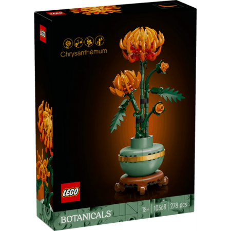 Lego Botanicals 10368 Chrysanthemum Model Set for Adults Ages 18 & Up collectible from Curious Minds