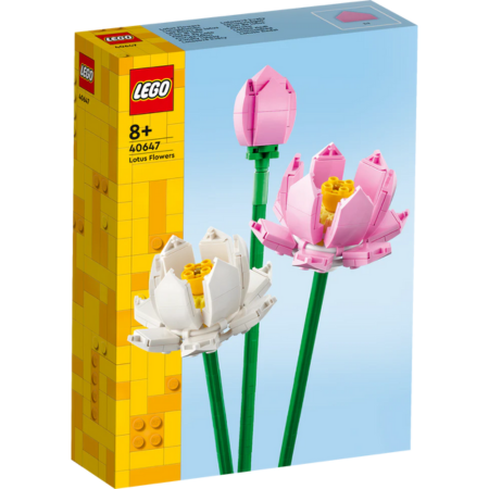 Lego Botanicals 40647 Lotus Flowers Building Toy Gift for Ages 8 & Up collectible from Curious Minds