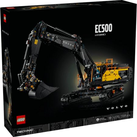 Lego Technic 42215 Volvo EC500 Hybrid Excavator for Adults Ages 18+ collectible from Curious Minds