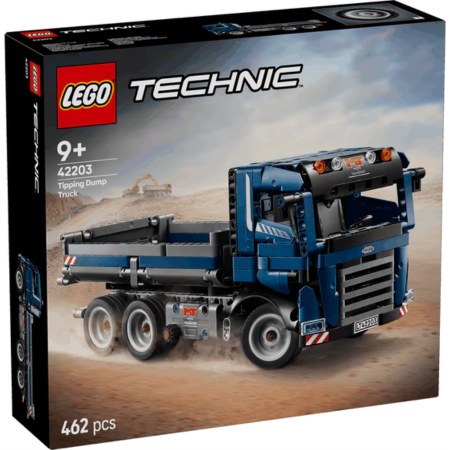Lego Technic 42203 Tipping Dump Truck Toy Model Set for Ages 9 and Up collectible from Curious Minds