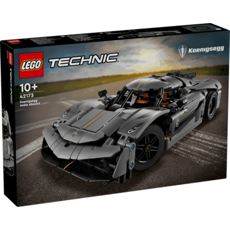 LEGO Technic 42173 Koenigsegg Jesko Absolut Grey Hypercar for Ages 10+ collectible from Curious Minds