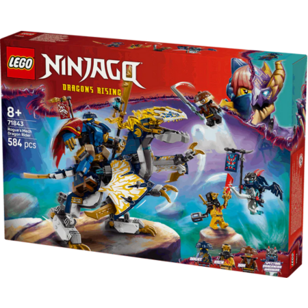 Lego Ninjago 71843 Rogue's Mech Dragon Rider Playset for Ages 8 and Up collectible from Curious Minds