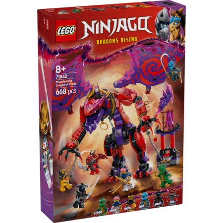 Lego Ninjago 71832 Thunderfang Dragon of Chaos Toy for Ages 8 and Up collectible from Curious Minds