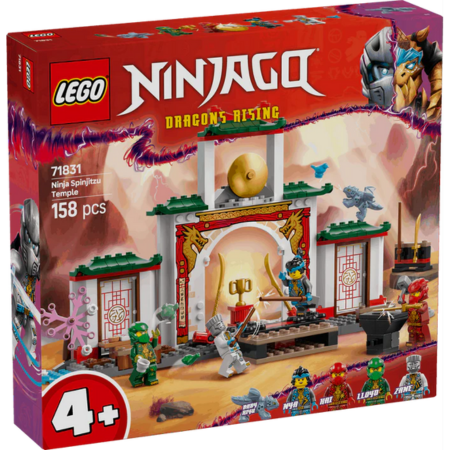 Lego Ninjago 71831 Ninja Spinjitzu Temple Playset for Ages 4 and Up collectible from Curious Minds