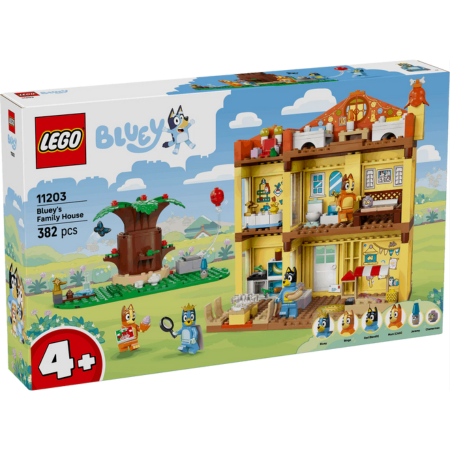 Lego Bluey 11203 Bluey's Family House Set for Children Aged 4 and Up collectible from Curious Minds