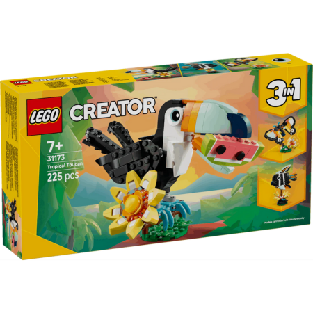 Lego Creator 3 in 1 31173 Wild Animals: Tropical Toucan for Age 7 & Up collectible from Curious Minds