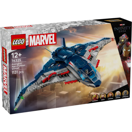Lego Marvel 76325 Avengers: Age of Ultron Quinjet for Ages 12 and Up collectible from Curious Minds