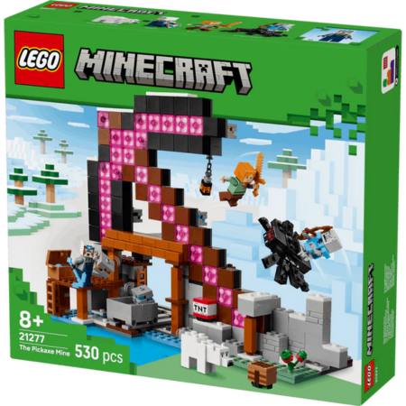 Lego Minecraft 21277 The Pickaxe Mine Buildable Playset for Age 8 & Up collectible from Curious Minds