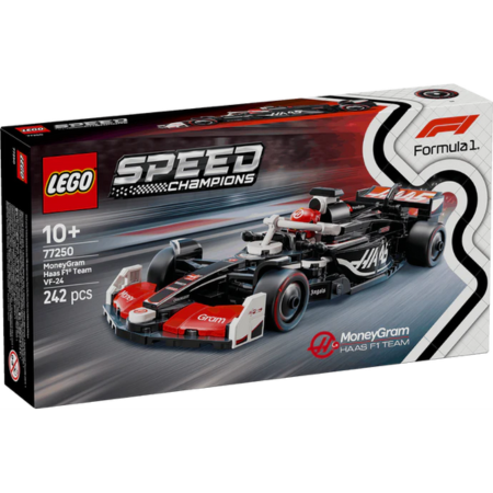 Lego Speed Champions 77250 MoneyGram Haas F1 Team VF-24 Race Car 10+ collectible from Curious Minds