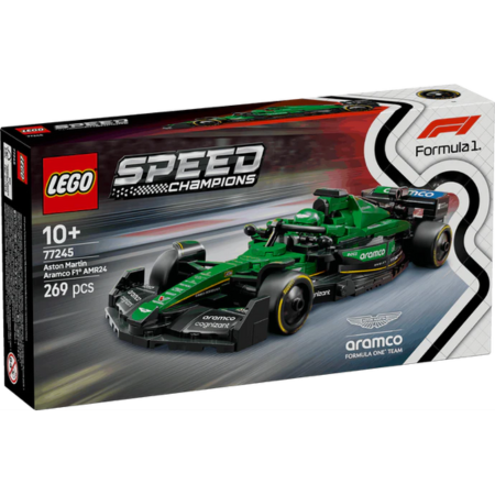 Lego Speed Champions 77245 Aston Martin Aramco F1 AMR24 for Ages 10+ collectible from Curious Minds