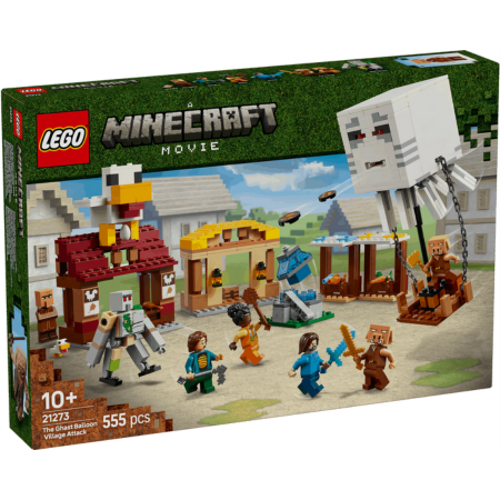 Lego Minecraft Movie 21273 The Ghast Balloon Village Attack Ages 10+ collectible from Curious Minds