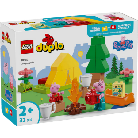Lego Duplo 10452 Peppa Pig Camping Trip Toy for Toddlers Ages 2 and Up collectible from Curious Minds