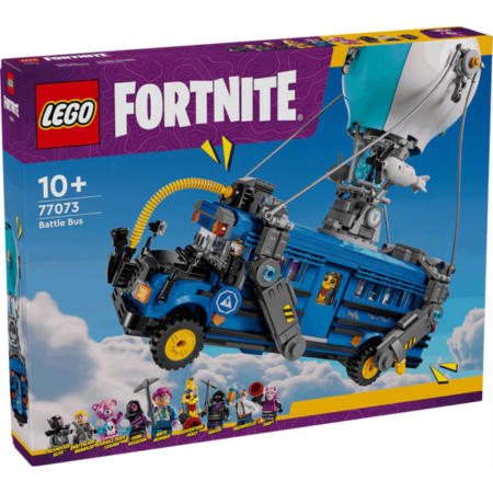 Lego Fortnite 77073 Battle Bus Video Game Playset for Ages 10 and Up collectible from Curious Minds