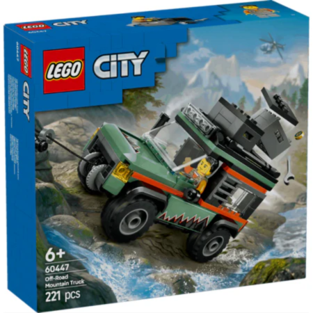 Lego City 60447 Off-Road 4x4 Mountain Truck Playset for Ages 6 and Up collectible from Curious Minds