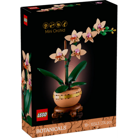 Lego Botanicals 10343 Mini Orchid Building Set for Adults Ages 18 & Up collectible from Curious Minds