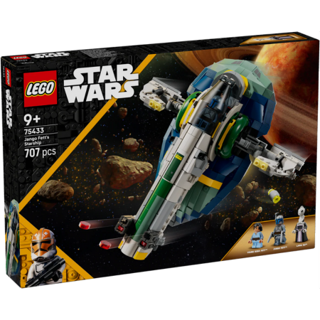 Lego Star Wars 75433 Jango Fett's Starship Buildable Playset for Ages 9+ collectible from Curious Minds