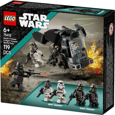 Lego Star Wars 75412 Death Trooper & Night Trooper Battle Pack Ages 6+ collectible from Curious Minds