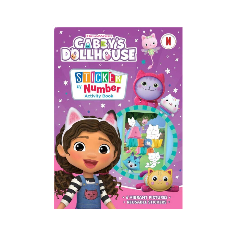 Gabby's Dollhouse Sticker by Numbers collectible from PoundFun