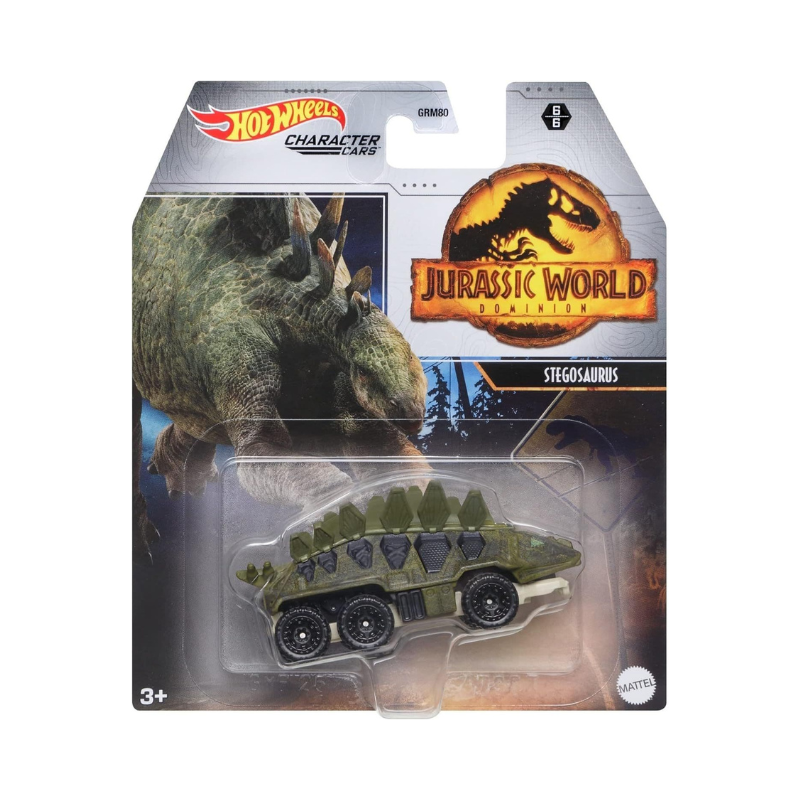 Hot Wheels Jurassic World Stegosaurus collectible from PoundFun