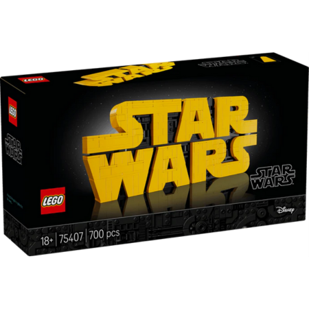 Lego Star Wars 75407 Brick-Built Star Wars Logo for Adults Ages 18+ collectible from Curious Minds