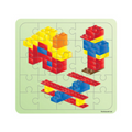 Building Blocks Jigsaw Puzzle, side angle