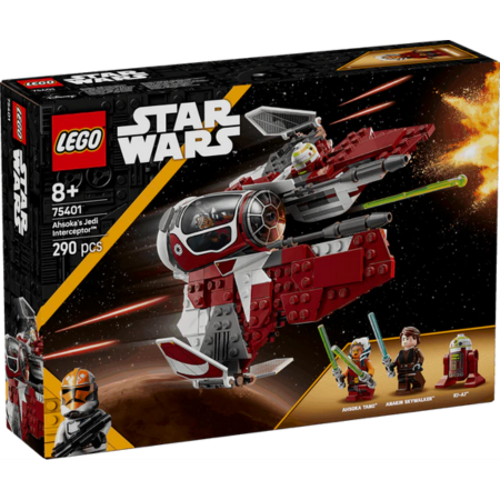 Lego Star Wars 75401 Ahsoka's Jedi Interceptor Playset for Ages 8 & Up collectible from Curious Minds