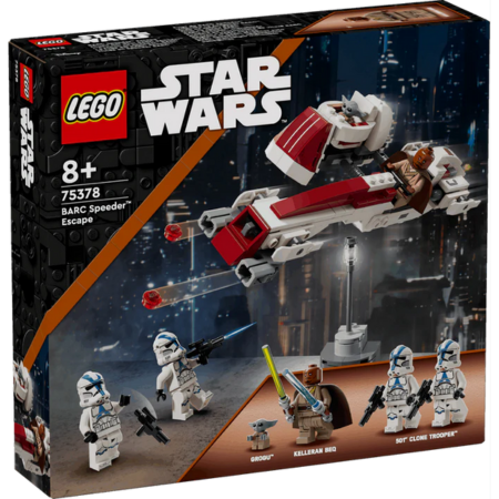 Lego Star Wars 75378 BARC Speeder Escape Toy Playset for Ages 8 and Up collectible from Curious Minds