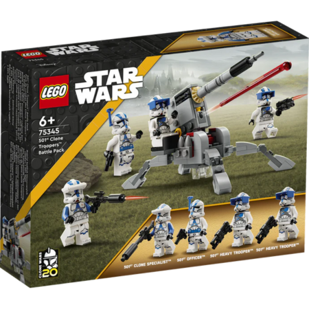 Lego Stars Wars 75345 501st Clone Troopers Battle Pack for Ages 6 & Up collectible from Curious Minds
