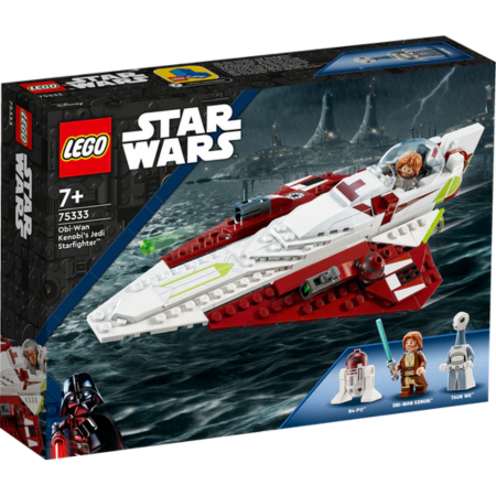 Lego Star Wars 75333 Obi-Wan Kenobi’s Jedi Starfighter for Ages 7 & Up collectible from Curious Minds