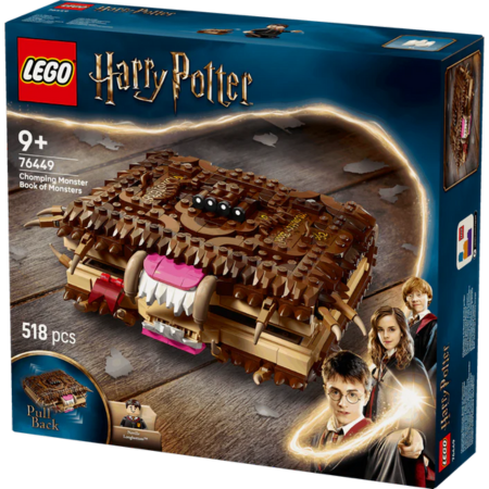 Lego Harry Potter 76449 Chomping Monster Book of Monsters for Ages 9+ collectible from Curious Minds