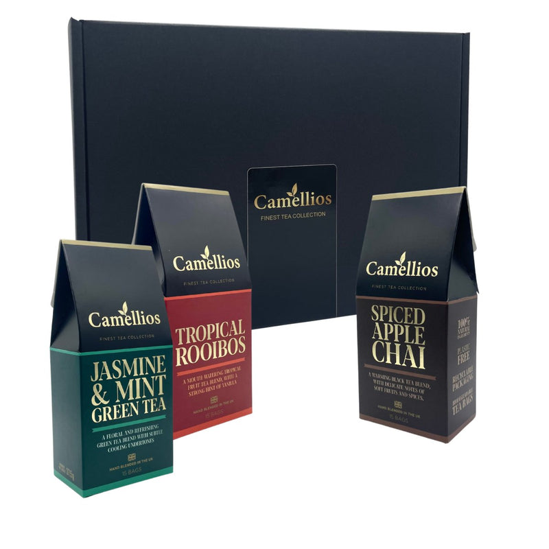 Tea Gift Box - 3 Exotic Tea Blends collectible from Camellios