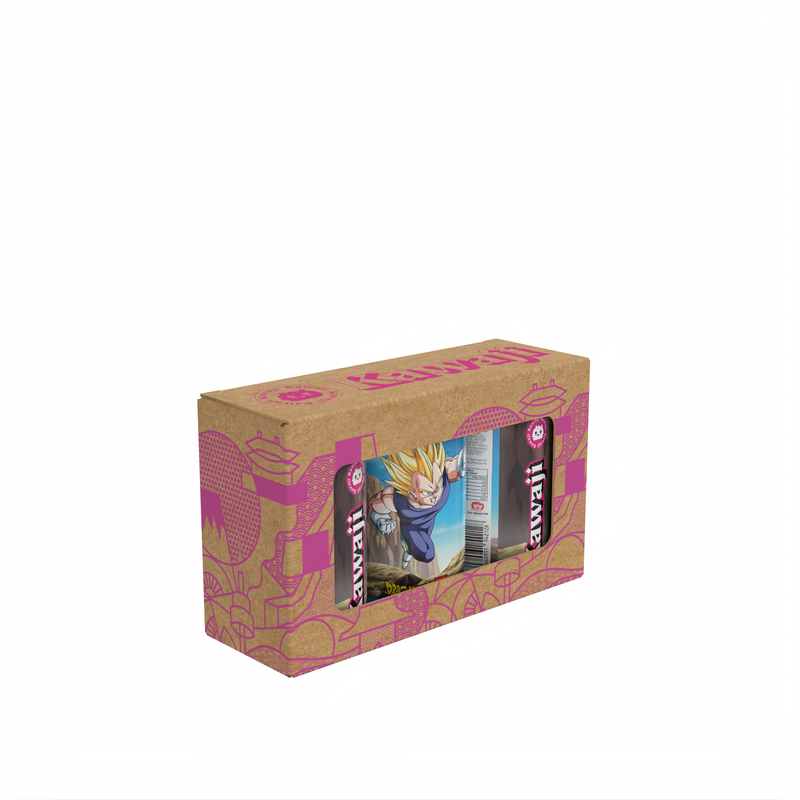Dragon Ball Z Vegeta's Blue Fury - Blueberry Flavour Soda Can 330ml, side angle