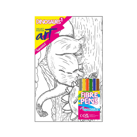 Velvet Poster Art Dinosaurs collectible from PoundFun