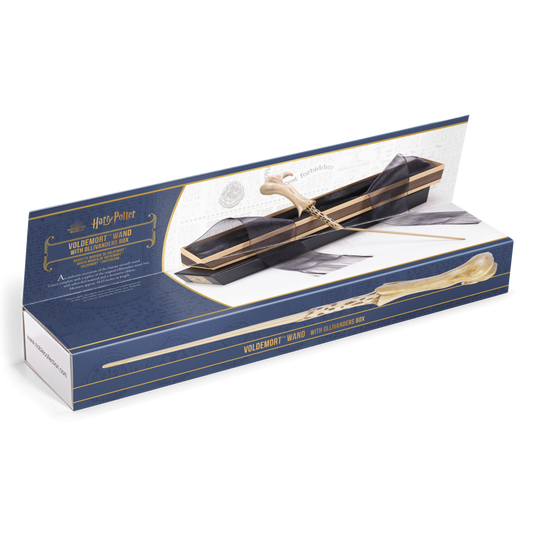 Lord Voldemort Wand in Ollivanders Box, alternate view