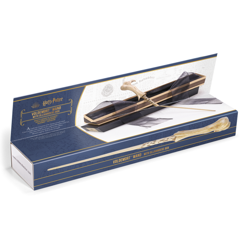 Lord Voldemort Wand in Ollivanders Box, alternate view