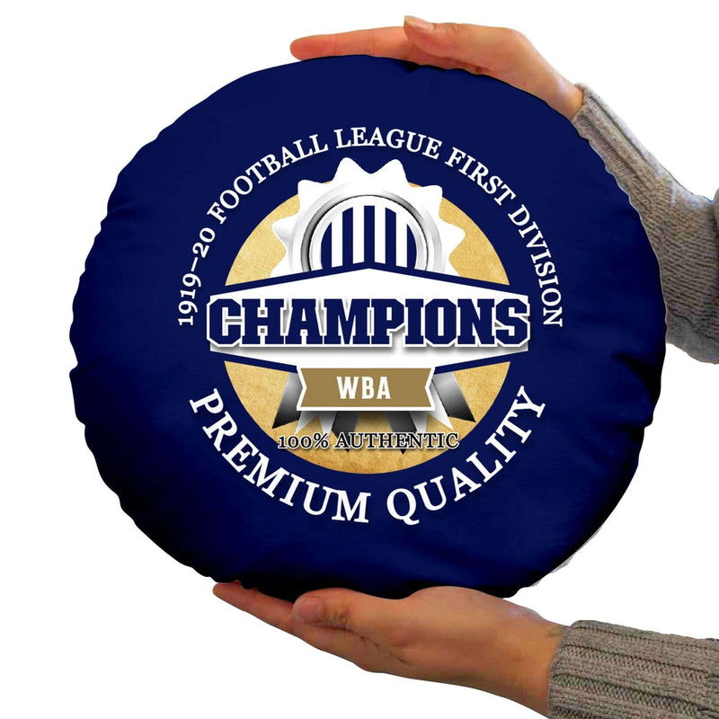 West Brom Champions - Football Legends - Circle Cushion 14 collectible from https://britishmade.gifts/