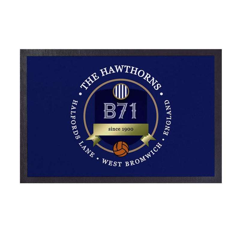 West Brom Hawthorns - Football Legends - Door Mat -60cm X 40cm collectible from https://britishmade.gifts/