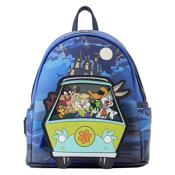 Loungefly Warner Bros 100th Anniversary Looney Tunes Scooby-Doo Mash Up Mini Backpack