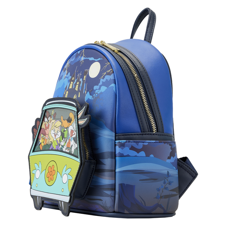 Loungefly Warner Bros 100th Anniversary Looney Tunes Scooby-Doo Mash Up Mini Backpack