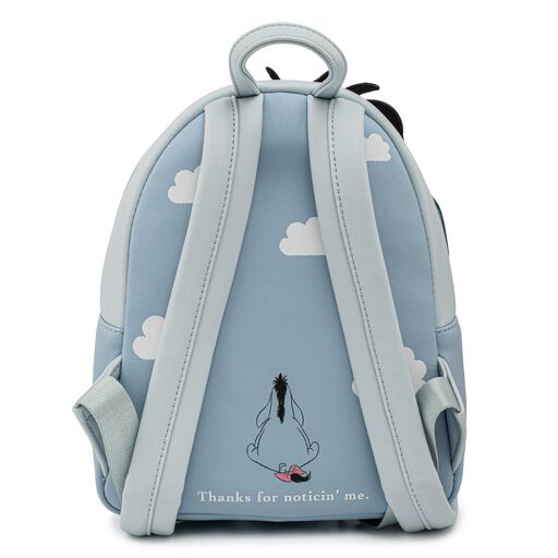 Loungefly - Disney Winnie the Pooh Eeyore Cosplay Mini Backpack back view