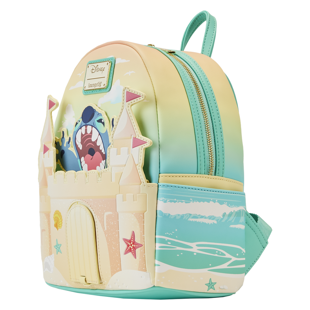 Loungefly Lilo & Stitch Sandcastle Beach Surprise Mini Backpack