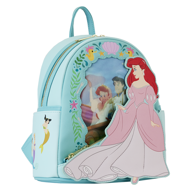 Loungefly The Little Mermaid Princess Series Lenticular Mini Backpack