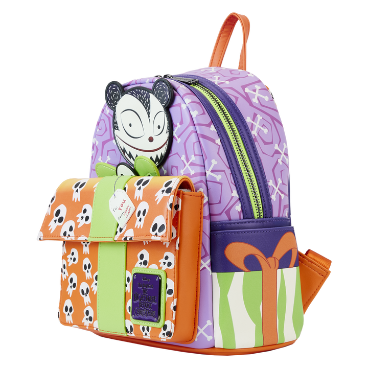 Loungefly Disney The Nightmare Before Christmas Scary Teddy Present Mini Backpack