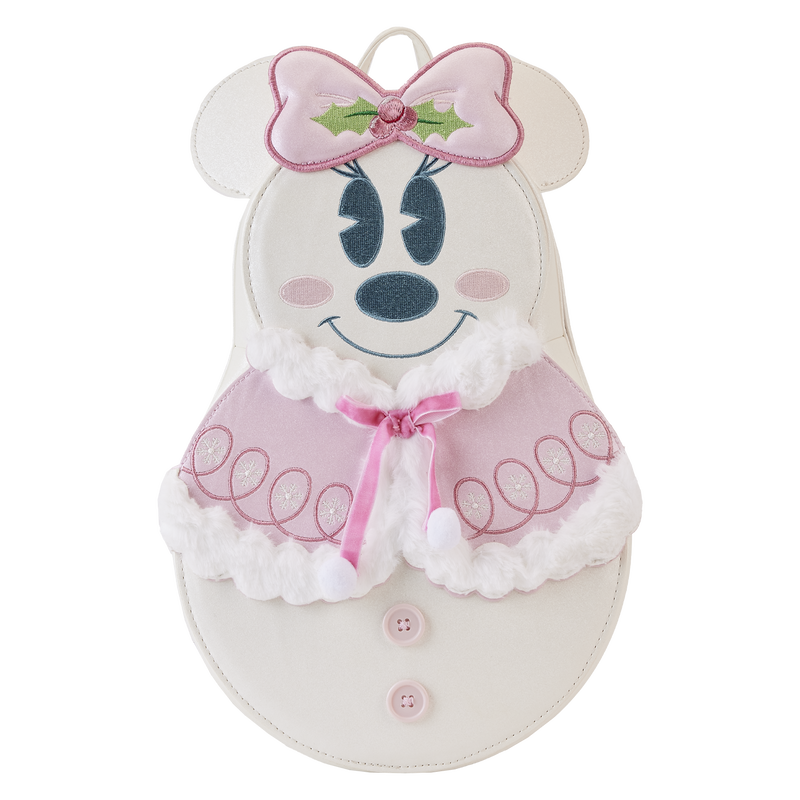 Loungefly Disney Minnie Mouse Pastel Snowman Mini Backpack