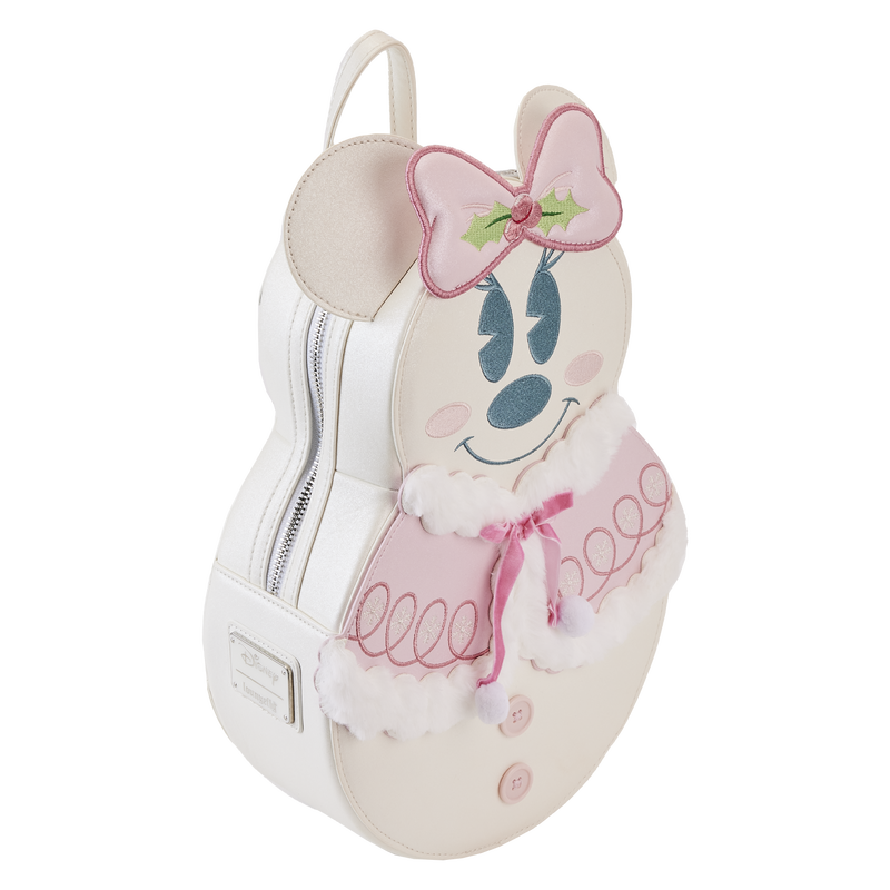 Loungefly Disney Minnie Mouse Pastel Snowman Mini Backpack