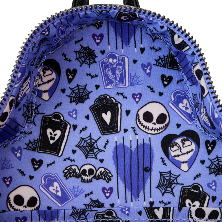 Loungefly Disney Nightmare Before Christmas Jack And Sally Eternally Yours Mini Backpack