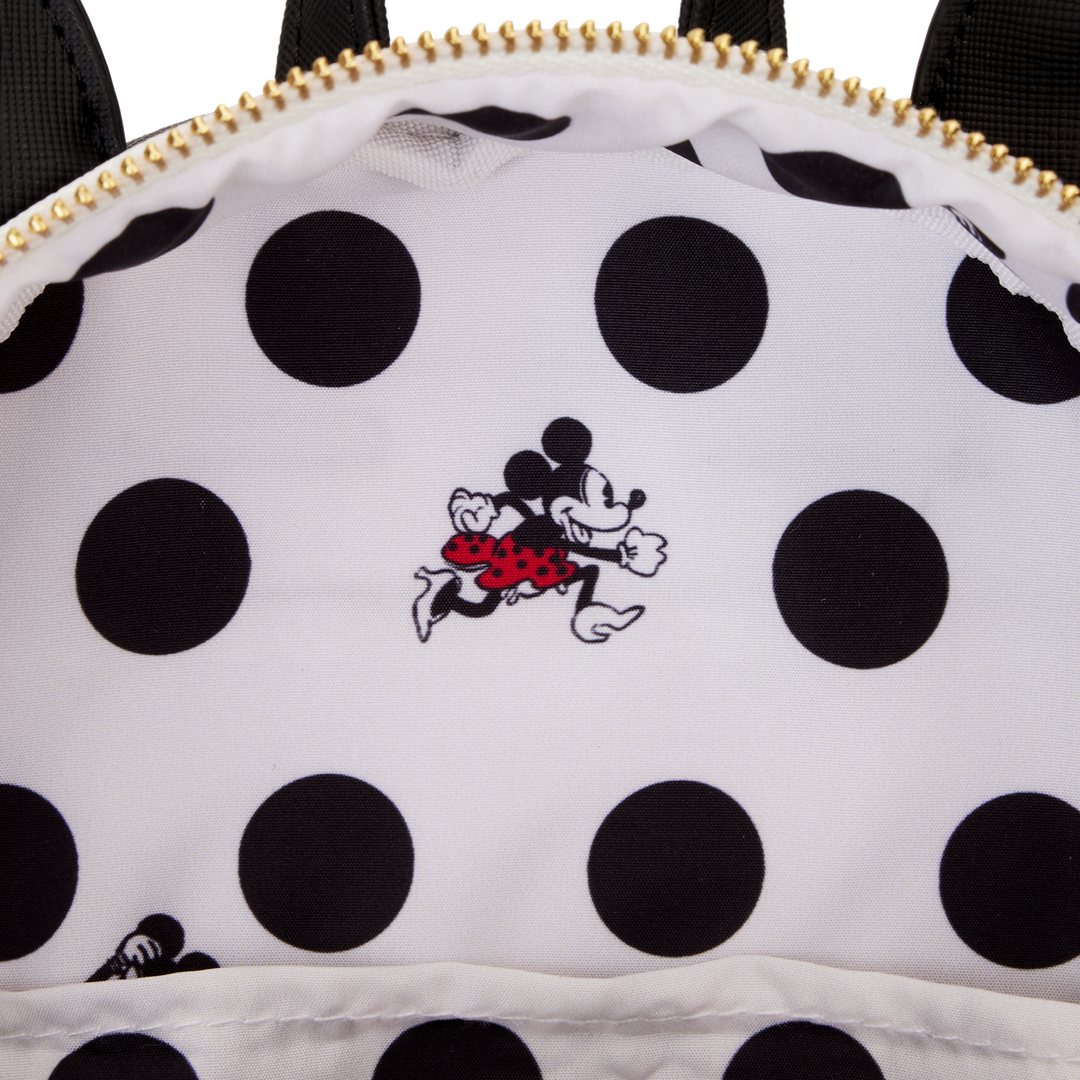Loungefly Disney Minnie Rocks The Dots Classic Mini Backpack